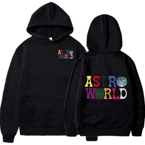 ASTROWORLD Look Mom I Can Fly Hoodie Travis Scott Hoodie 2021 Gift Print Mens Hip Hop Pullover Sweatshirt Coat