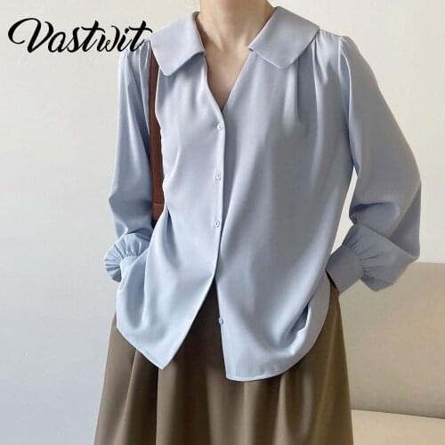 Женские белые рубашки Vastwit China At AliExpress