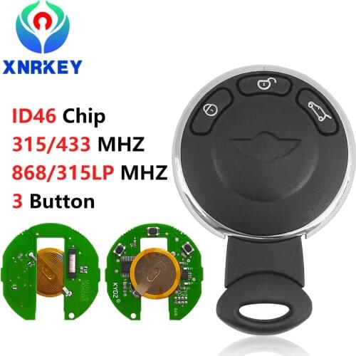 KR55WK49333 315MHZ ID46 Remote Smart Key for BMW MINI COOPER S ONE D CLUBMAN COUNTRYMAN CABRIO Car