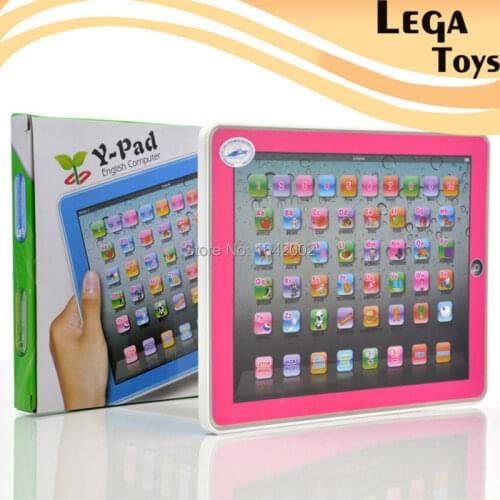 English Language Learning Y Pad Childrens Computer Educational Toys for Kids Learning Machine Table Toys with Music and Light