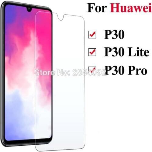 Protective Glass On For Huawei P30 Lite Pro Screen Protector Huaway Safety Tremp P 30 Light 30P P30pro P30lite Cam Verre Sheet