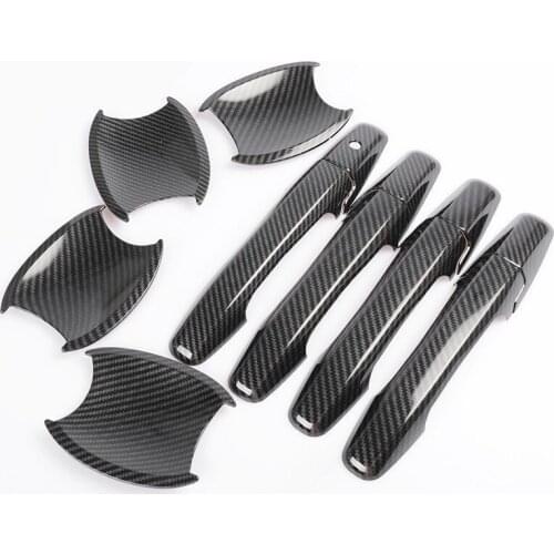 1 Set Car Door Handle Sticker Bowl Cover Moulding Trim for Honda CR-V CRV 2007 2008 2009 2010 2011 Styling