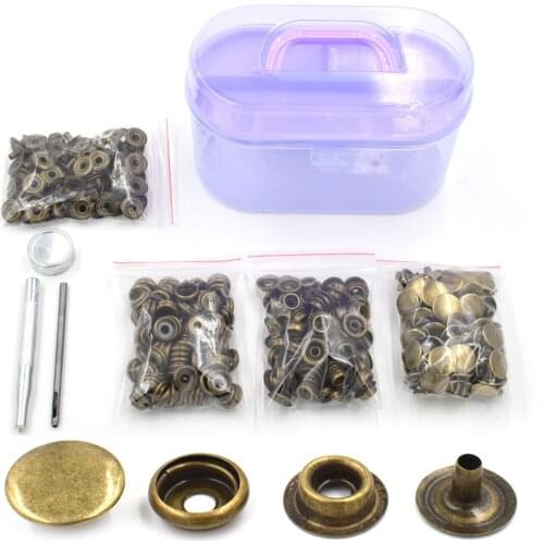 100 sets /lot Metal snap tool fastener buttons Rivet T8 T5 T3 snaps jacket buttons Clothing & Accessories. Sewing repair snaps