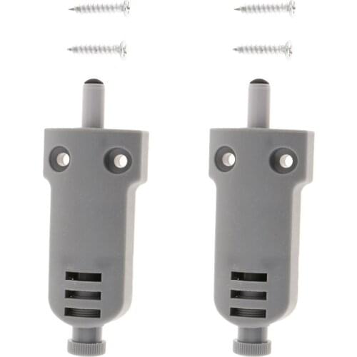 2/5/6Pieces Door Dampers Quiet Closer Buffers w/ Screws 6.6 x 3.5 x 1.45cm