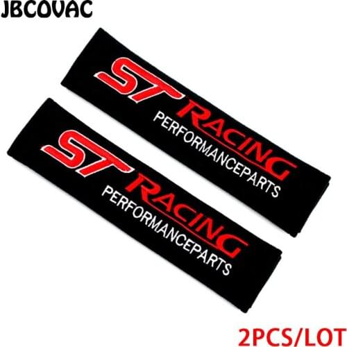 2pcs/lot Car Universal Accessories Auto Sticker Cover Styling Case For Ford ST Racing Mondeo For Focus 2 3 Fiesta Mk4 Mk7 Ranger