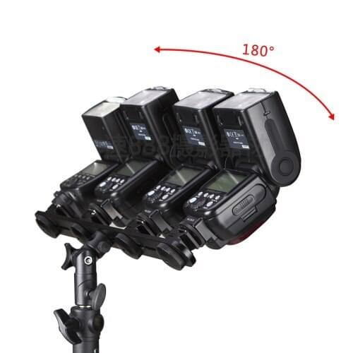 Adearstudio M11-083 Four camera Lights bracket Flash Bracket Holder Umbrella Top Flash Bracket Device CD50
