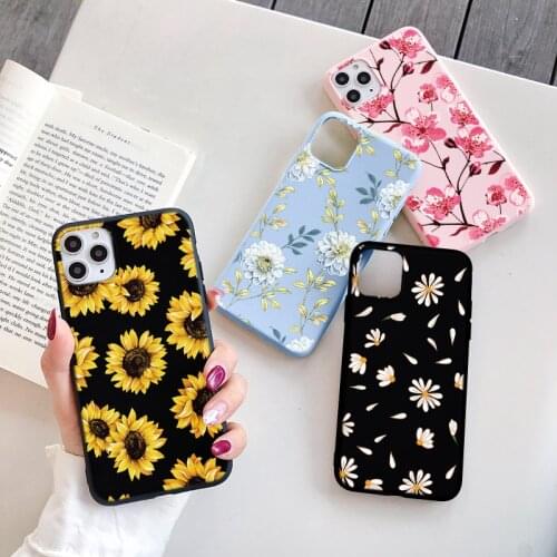 Rose Sunflower Phone Case For Huawei P40 P30 P20 P10 Pro Lite E PSmart 2019 2021 2020 Mate 20 10 Nova 6SE 6 5 4 2i 3i Fund Cover