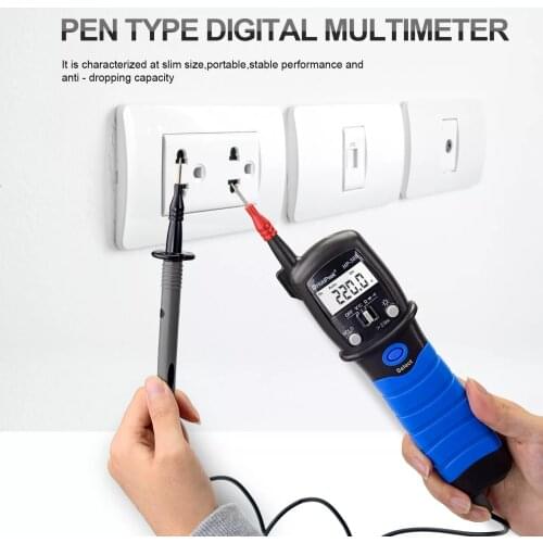 HoldPeak HP-38B LCD Digital Multimeter Pen Type 2000 Counts Auto No-Contact AC/DC Voltage Electronic Diode Resistance Tester
