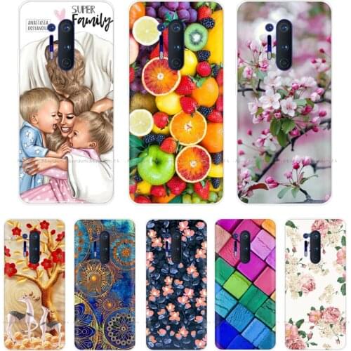 For OnePlus 8 Pro Case Shockproof Soft silicone TPU Back Cover For Oneplus 8 Pro Phone Case One plus 8 Pro Funda Cute Cartoon