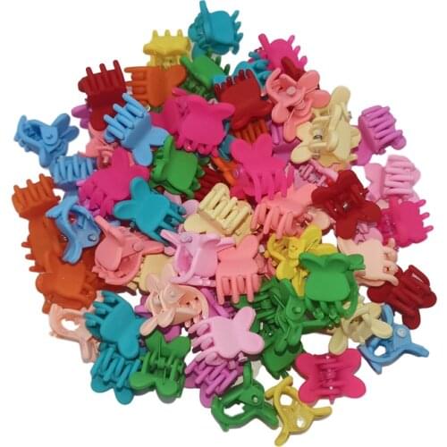 Hot sale 100pcs/Lot 1.5CM Hair Claws Clip Hair Banana Barrettes turtle Hairpins Hair Accessories For Women Hair Clip Clamp BCC10
