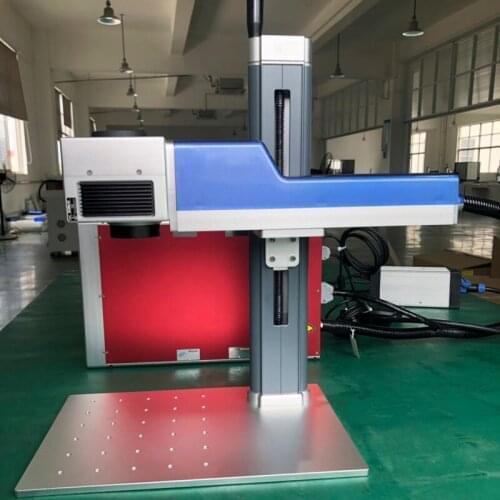 Laser Marking Machine Metal Raycus Laser Source Fiber Laser Marking Machine 30W With Rotary