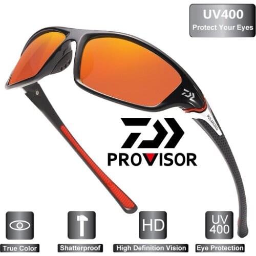 DAWA Men Polarized Sunglasses Sports Eyewear Fishing Sunglasses Cycling Outdoor Driving Night Vision UV Protection Sunglasses
