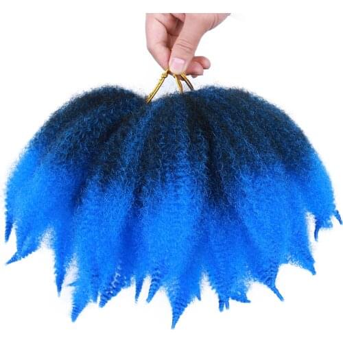 ONXY Crochet Marley Braids Black Hair Soft Afro kinky Twist Synthetic Braiding Hair Extensions for Women Daily Dressing