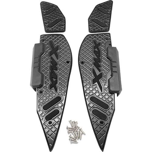 Footrest Pedals For Yamaha XMAX xmax 250 300 400 2017-2018 2019 2020 Motorcycle Accessories CNC Aluminum Foot Rests Plate Pads