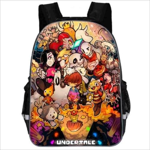 Undertale Backpack Boys School Bags Cartoon Back Pack Games Backpacks Fashion Bookbags for Children Kindergarten Mochilas