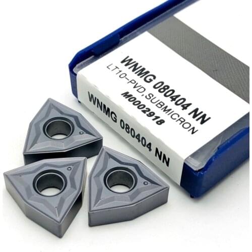 WNMG080404 NN LT10 Carbide inserts for external turning tools lathe tools cutting tools turning tools WNMG 080404Turning inserts