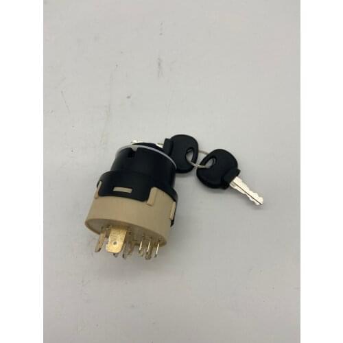 Excavator lock parts Jcb210 220 JCB8056 excavator ignition switch ignition lock start lock