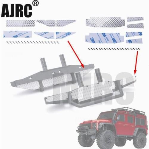 1/10 simulation climbing car TRAXXAS Defender TRX-4 front bumper reflective strip TRX4 rear bumper non-slip decorative piece