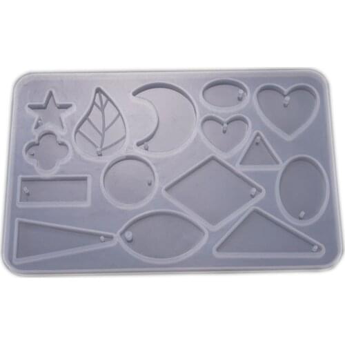 1pcs Multi-Style Necklace Jewelry Charms Pendant Resin Silicone Mold For DIY Jewelry Accessories Making