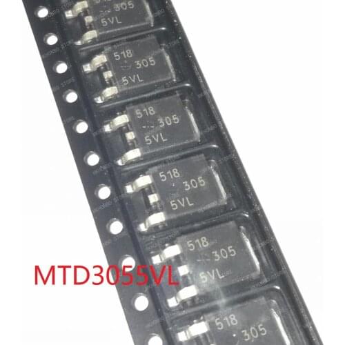 100% New TO-252 MTD3302 MTD2955V MTD3055VL MTD1N50E MTD6N10 MTD6N20E MTD9N10E MTD15N06V MTD5P06E MTD6P10E