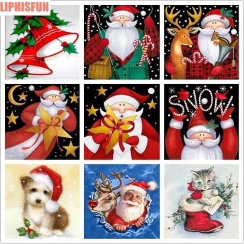 5D DIY Diamond Embroidery Diamond Painting Full Square/Round Resin Cross Stitch Home Decor Christmas