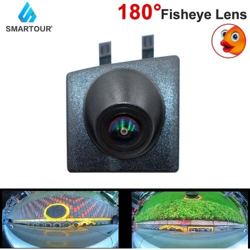 Smartour 180 Degree Fisheye Ccd HD Car Front View Camera For BMW X3 X4 2015 2016 Waterproof Night Vision Front Grille Camera