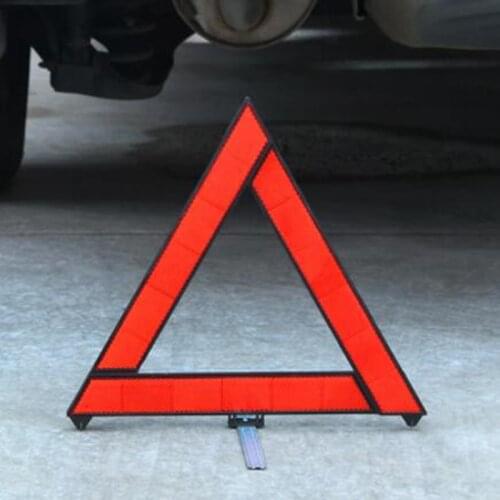 Car triangle warning sign Car tripod Car reflective parking warning sign Outside the car tripod