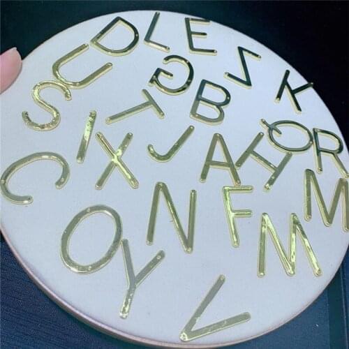 Big Smooth Letter Initials Pendant for Necklace Making