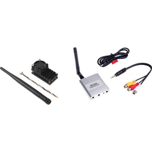 Boscam FPV 5.8G 5.8Ghz 2W 2000mW 24 Channels Wireless Audio Video AV Transmitter TS582000 and Receiver RC305 Combo