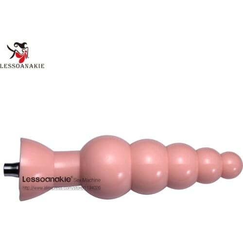 D13 - 7.28'' Anal Sex Beads for Lessoanakie Premium Sex Machine,7.5 inches long and 2 inches in Diameter, Sex Machine Accessory