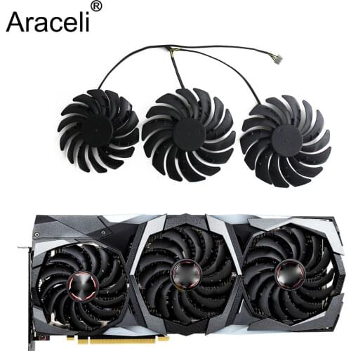 LD09210B12HH PLD10010B12HH RTX 2080 Graphic Cooler fan for MSI Geforce RTX 2080 2080Ti 2070 Super Gaming X Trio Video Card Fan