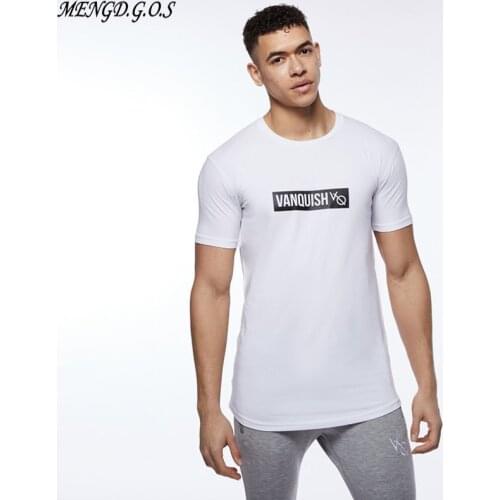 Summer fashion mens T-shirt jogger fitness mens sportswear gyms fitness short-sleeved tops fashion brand mens clothing