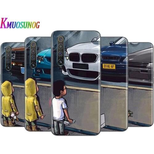 Cute little boy car For OPPO A73 2020 Find X2 Lite K5 K3K1 R17 RX17 R15 R9S F17 F15 F11 F9 F7 Transparent Phone Case