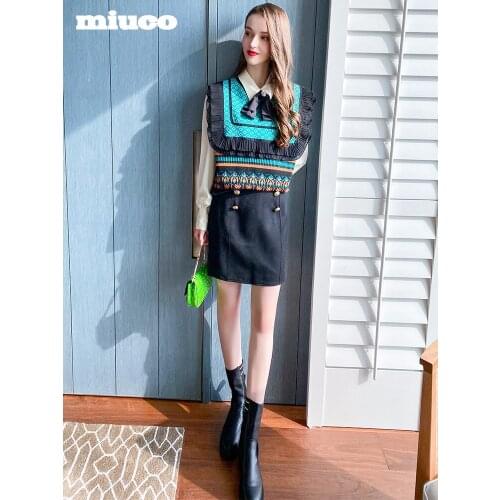 Fashionable commuter, high waist and double breasted A Figure skirt dress 2021 Spring new High Quality Top Quality