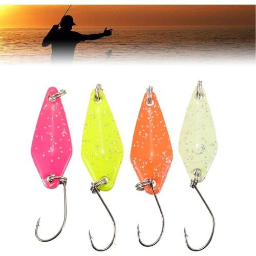New 4 Colors Fishing Blinker Spinner Set of Fishing Tackle Fishing Set Japan Blinker Trout Blinker Spoon Tackle 3cm/3g