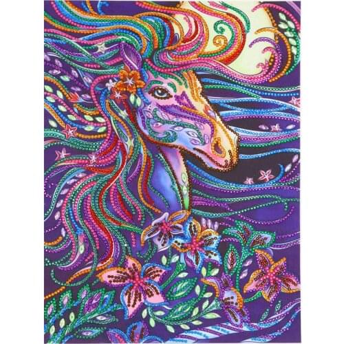 Pintura diamante redondo 5D animal DIY punto de cruz iris mosaico pintura decorativa para el hogar regalo acaba de llegar