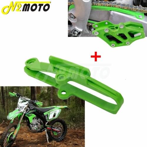Racing Motocross Swingarm Chain Slider + Chain Guide Guard For Kawasaki KX250F KX450F KLX450R KXF KLX 250 450 450R 2009-2016