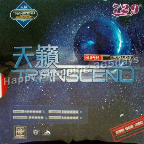 RITC 729 Friendship TRANSCEND CREAM pips-in table tennis / pingpong rubber with sponge