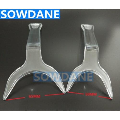 2 Pcs Dental Autoclavable Tongue depressor Mouth Lip Plastic Retractor Intractor Opener Orthodontic Material Tool
