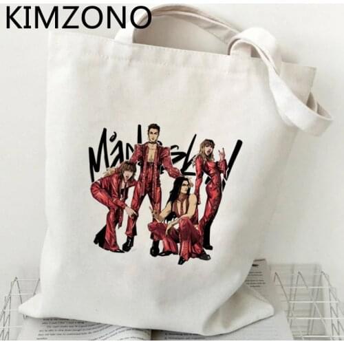 Maneskin shopping bag reusable canvas shopper handbag recycle bag bolsas de tela bag boodschappentas reusable sacola sacolas