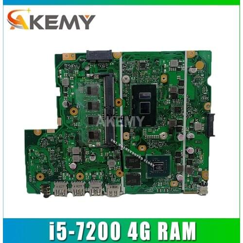 X540UV Laptop Motherboard for ASUS X540U X540UB X540UBR X540UV Mainboard i5-7200 4G RAM