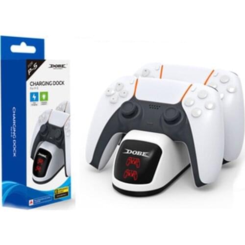 LIENG New Product Charger For PS5 Type-C Dual Charging Dock Station Indicator Light For Playstation 5 Gamepad