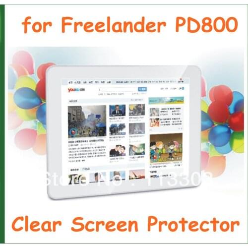 5pcs 9.7 inch Clear Transparent Screen Protector for Freelander PD800 Guard Protective Film No Retail Package 236x183mm