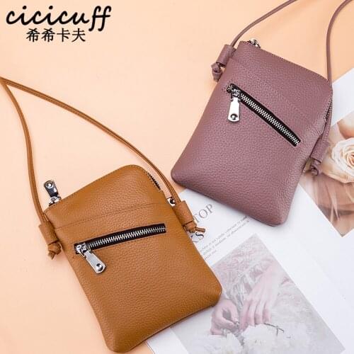 Women Shoulder Messenger Bags Female Brand Crossbody Bag Small Purses and Handbags Designer Ladies Genuine Leather Phone Bag