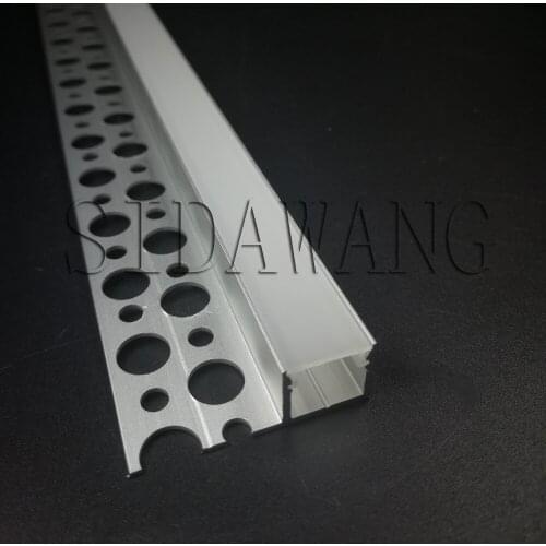 1meter/piece Plaster Trimless Recessed Drywall Profile for Outside Wall Corner SDW056