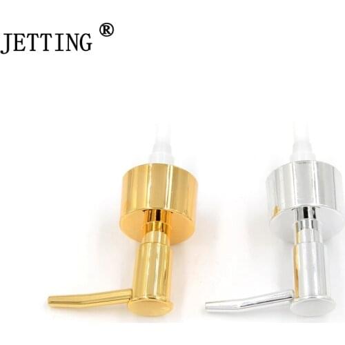 1Pc Plastic Soap Pump Liquid Lotion Gel Dispenser Replacement Jar Tube Tool Electroplating Wire Drawing Nozzle Gold Silver