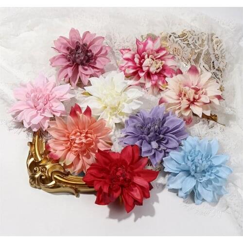 10Pcs Bulk Artificial Flowers Geranium Flower Head For Birthday Wedding Wall Home Decor DIY Wreath Scrapbook Craft Fake Flower