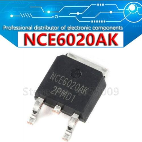 10pcs/lot NCE6020AK New TO-252 60V 20A