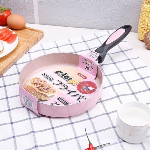18-20cm pink omelette Pan for eggs Ham pancake maker creative frying pan not containing without smoke an oily breakfast bowl for