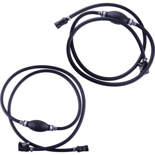 2 Sets 2M Fuel Line Hose Assy Accessories Fit for Yamaha Johnson Evinrude Omc Outboard P-Rimer Bulb Co E1S9